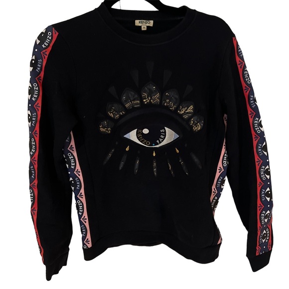 Kenzo Paris Eye logo unisex crewneck sweatshirt Sz M - Picture 9 of 11